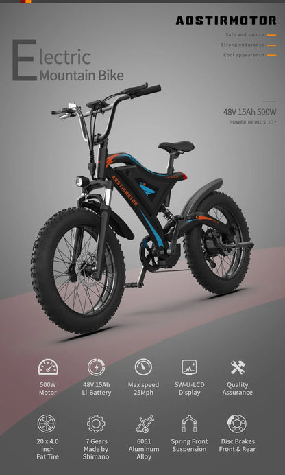 500W Versatile EBike S18-MINI