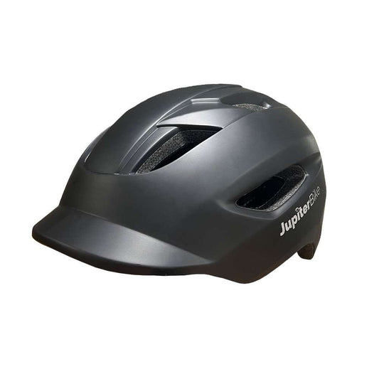 Jupiter Bike Helmet With Built In Rear Light (Black)